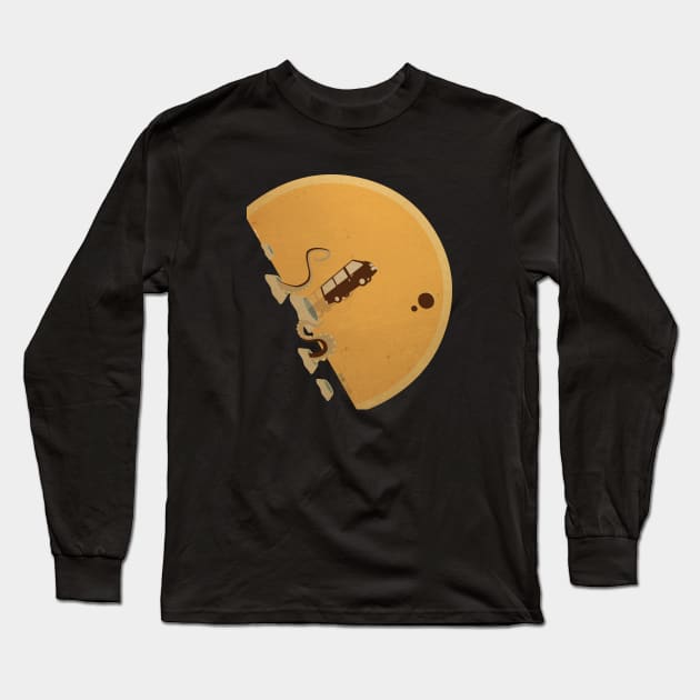 Space Van! Long Sleeve T-Shirt by RyanJGillDesigns